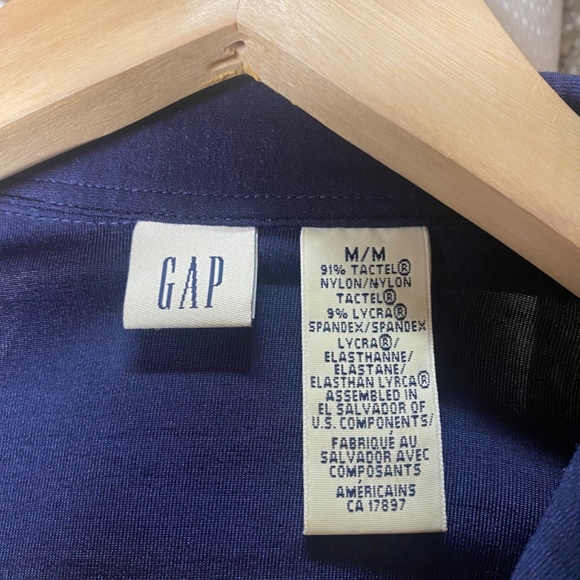 Size M, GAP, Navy Blue , Long- Sleeved Blouse - Picture 3 of 5